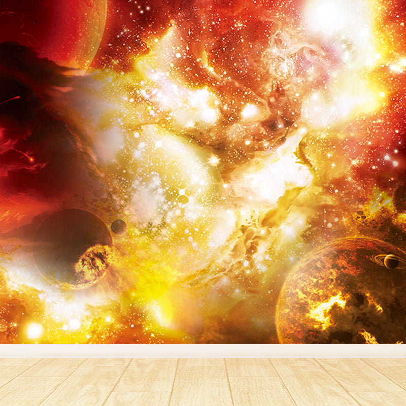 Dark Color Black Hole Mural Wallpaper Moisture Resistant Wall Art for Dining Room Clearhalo 'Wall Decor' 'Wall Mural' 1689165