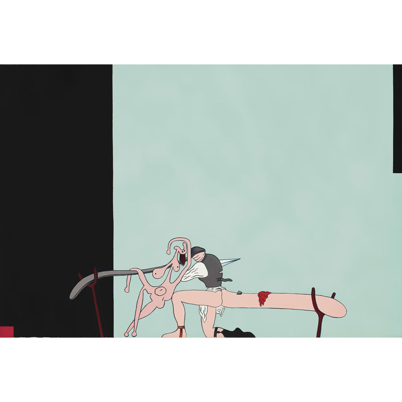 Illustration Style Art Print Mural Decal for Living Room, Soft Color, Custom Size Available Clearhalo 'Wall Decor' 'Wall Mural' 1689247