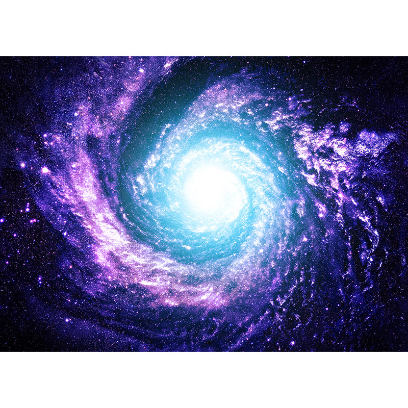 Contemporary Stars Spiral Mural Decal Dark Color Dining Room Wall Decor, Personalized Clearhalo 'Wall Decor' 'Wall Mural' 1689362