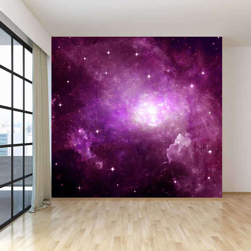 Dark Color Black Hole Mural Decal Universe Contemporary Stain Resistant Wall Decor Clearhalo 'Wall Decor' 'Wall Mural' 1689390
