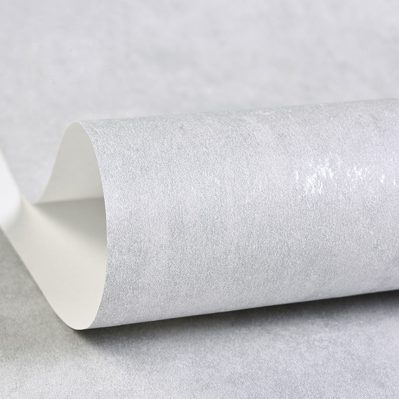 Unpasted Solid Wallpaper Roll Non-Woven Cloth Minimalist Wall Covering for Living Room Grey 1 Set Clearhalo 'Modern wall decor' 'Modern' 'Wallpaper' Wall Decor' 1689473