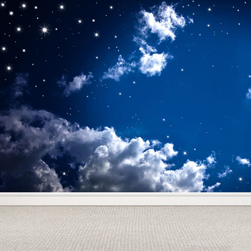 Home Decor Starry Sky Mural Decal Customized Contemporary Wall Covering for Kitchen Clearhalo 'Wall Decor' 'Wall Mural' 1689585