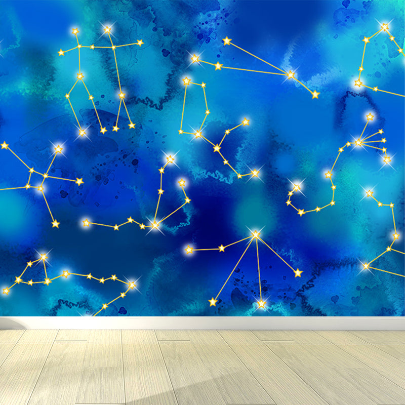 Home Decor Starry Sky Mural Decal Customized Contemporary Wall Covering for Kitchen Clearhalo 'Wall Decor' 'Wall Mural' 1689601