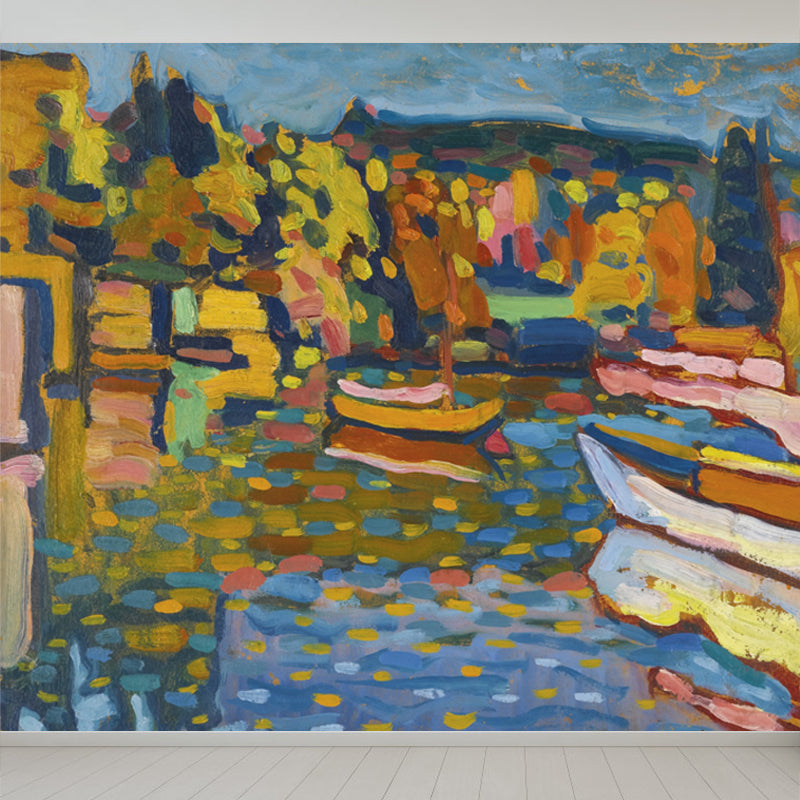 Indoor Decor Painting Mural Decal Personalized Modern Aesthetics Wall Art for Bedroom Clearhalo 'Wall Decor' 'Wall Mural' 1689656