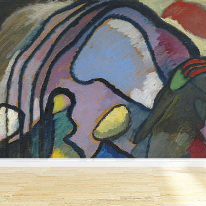 Indoor Decor Painting Mural Decal Personalized Modern Aesthetics Wall Art for Bedroom Dark Gray Clearhalo 'Wall Decor' 'Wall Mural' 1689660