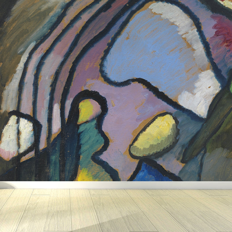 Indoor Decor Painting Mural Decal Personalized Modern Aesthetics Wall Art for Bedroom Clearhalo 'Wall Decor' 'Wall Mural' 1689661