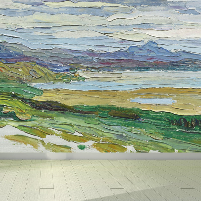 Indoor Decor Painting Mural Decal Personalized Modern Aesthetics Wall Art for Bedroom Clearhalo 'Wall Decor' 'Wall Mural' 1689666