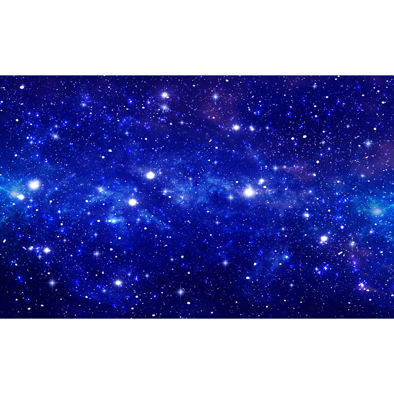 Modern Constellations Mural Decal Blue Decorative Wall Covering for Girls Bedroom Clearhalo 'Wall Decor' 'Wall Mural' 1689693