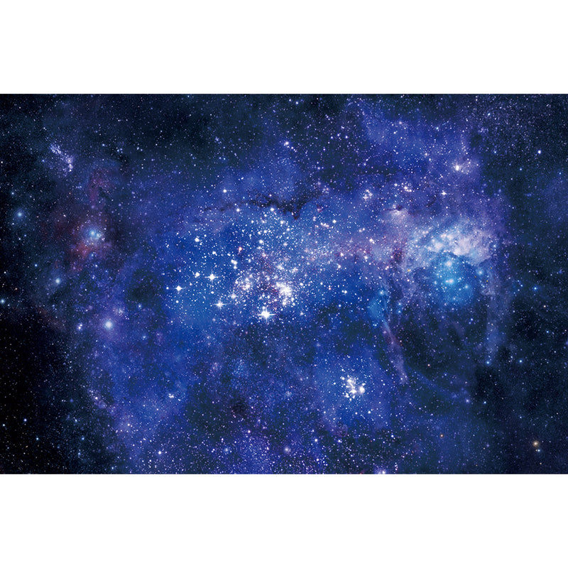 Modern Constellations Mural Decal Blue Decorative Wall Covering for Girls Bedroom Clearhalo 'Wall Decor' 'Wall Mural' 1689698