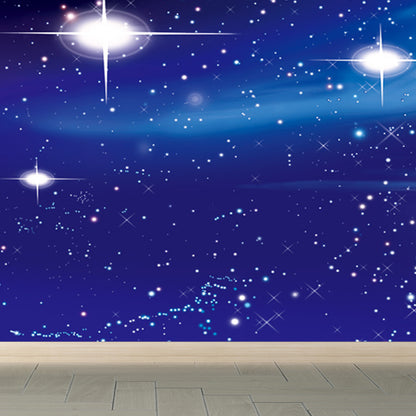 Modern Constellations Mural Decal Blue Decorative Wall Covering for Girls Bedroom Blue Design 3 Clearhalo 'Wall Decor' 'Wall Mural' 1689700