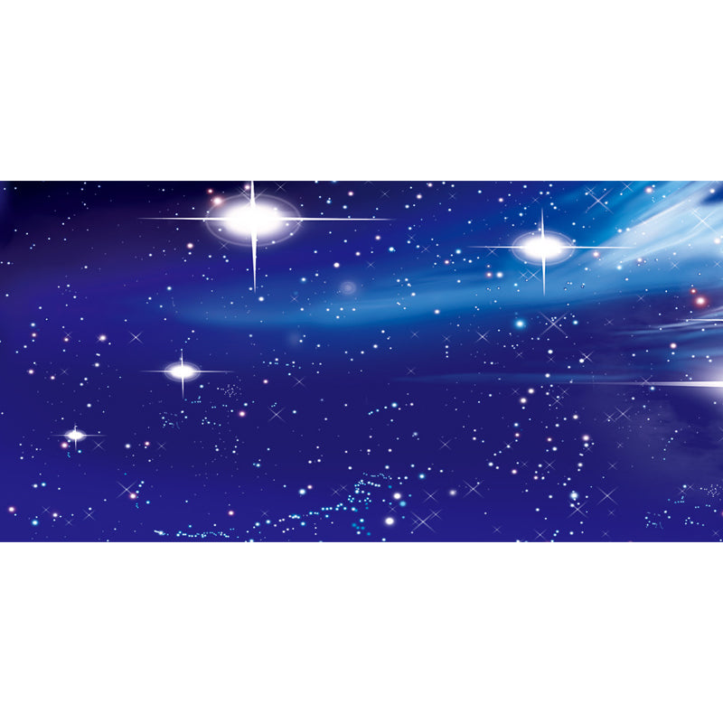 Modern Constellations Mural Decal Blue Decorative Wall Covering for Girls Bedroom Clearhalo 'Wall Decor' 'Wall Mural' 1689703