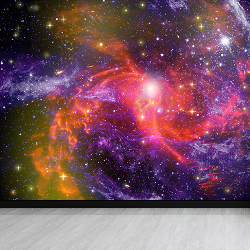 Dark Color Contemporary Wall Mural Huge Black Hole Wall Covering for Living Room Clearhalo 'Wall Decor' 'Wall Mural' 1689736