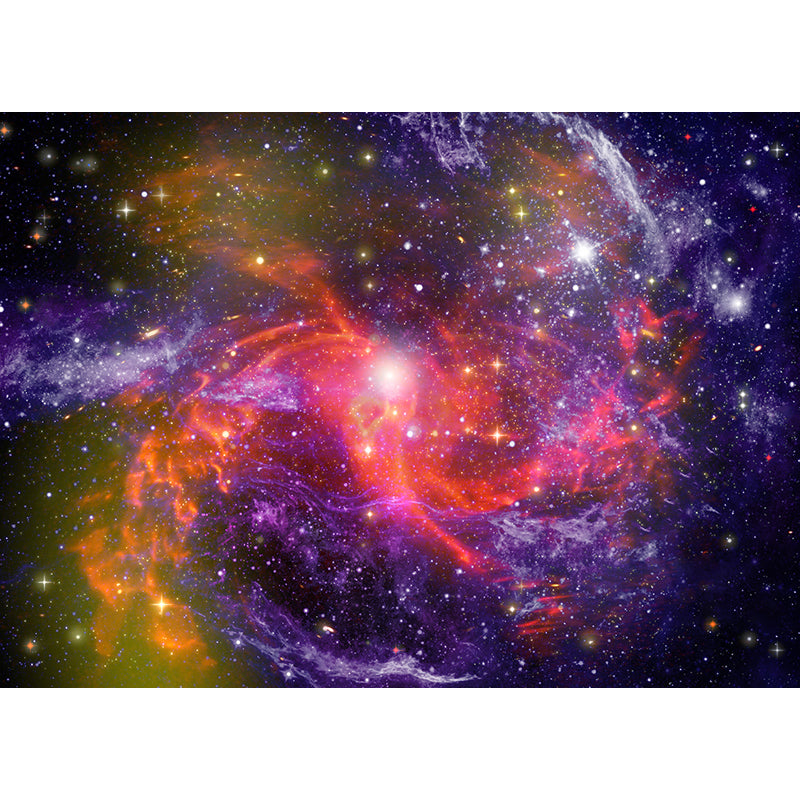 Dark Color Contemporary Wall Mural Huge Black Hole Wall Covering for Living Room Clearhalo 'Wall Decor' 'Wall Mural' 1689738