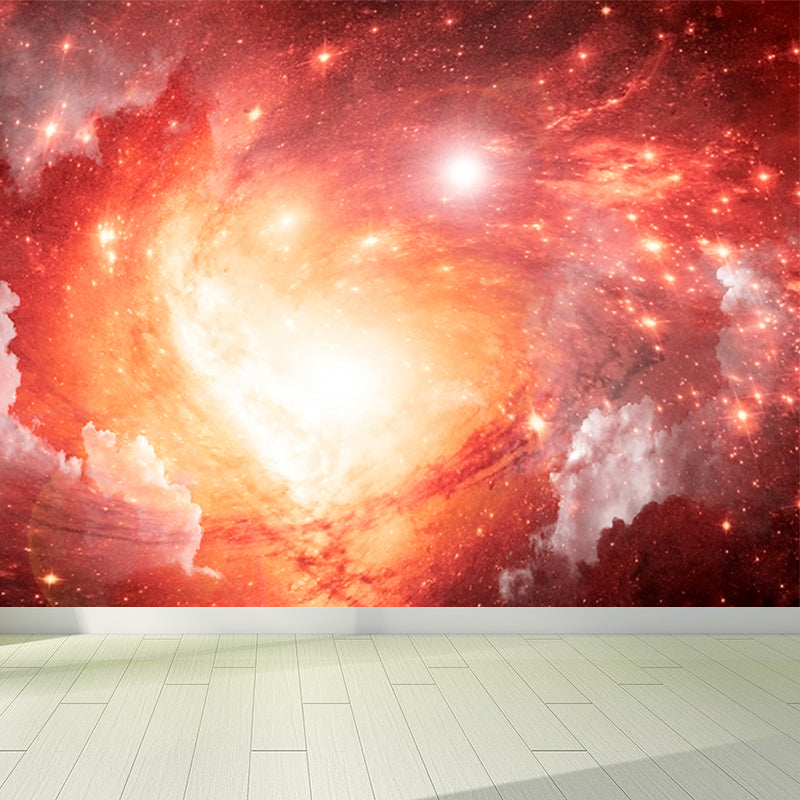 Dark Color Contemporary Wall Mural Huge Black Hole Wall Covering for Living Room Clearhalo 'Wall Decor' 'Wall Mural' 1689742