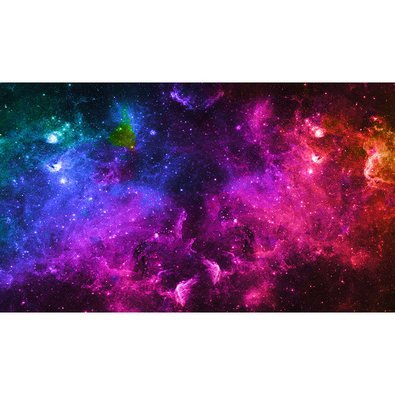 Purple Black Hole Mural Wallpaper for Decoration Modern Living Room Wall Covering Clearhalo 'Wall Decor' 'Wall Mural' 1689758