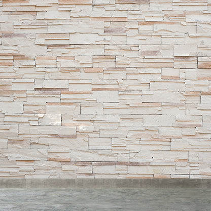 Beadboard Wall Mural Modern Decorative Dining Room Wall Art, Custom Size Available Beige Clearhalo 'Wall Decor' 'Wall Mural' 1689775