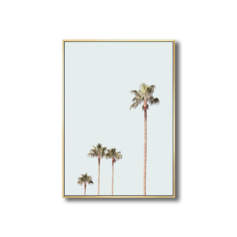 Coastal Coconut Tree Wall Decor Canvas Decorative Green Art Print for Great Room Clearhalo 'Art Gallery' 'Canvas Art' 'Coastal Art Gallery' 'Nautical' Arts' 1689895