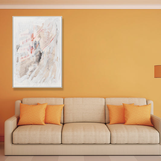Pink Abstract Wall Art Textured Surface Contemporary House Interior Canvas Print Clearhalo 'Art Gallery' 'Canvas Art' 'Contemporary Art Gallery' 'Modern' Arts' 1689923