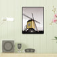 Contemporary Windmill Canvas Wall Art Bright Color Textured Wall Decor for Bedroom Clearhalo 'Art Gallery' 'Canvas Art' 'Contemporary Art Gallery' 'Modern' Arts' 1689959