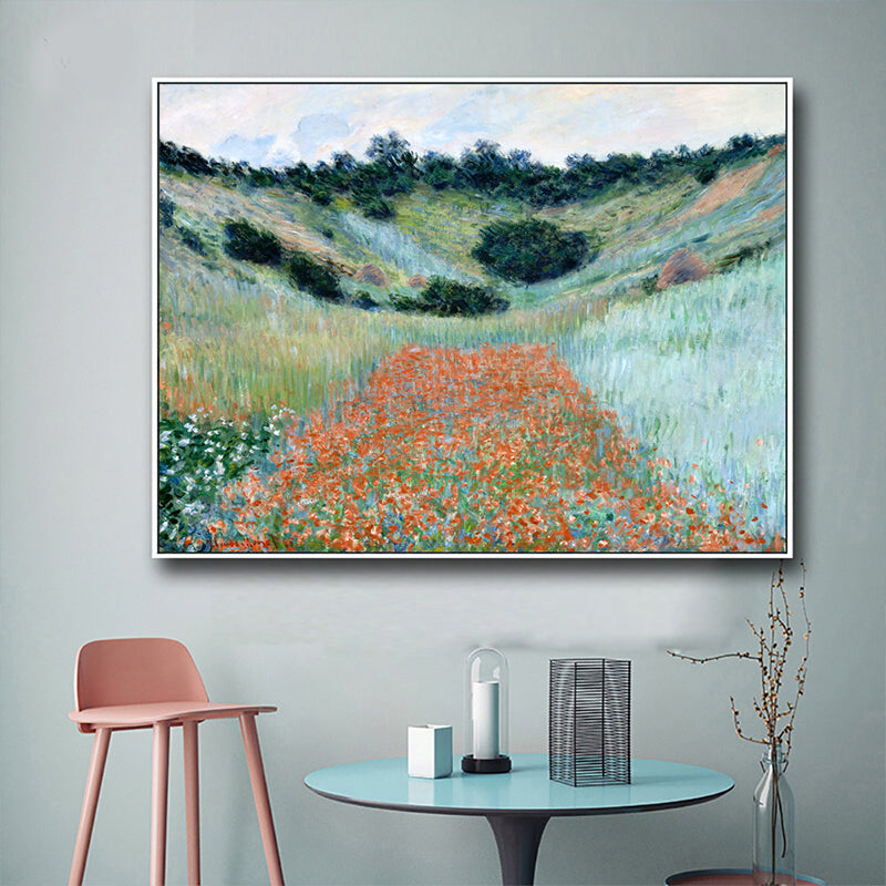 Canvas Textured Wall Decor Contemporary Style Natural Landscape Painting, Multiple Sizes Red Clearhalo 'Art Gallery' 'Canvas Art' 'Contemporary Art Gallery' 'Modern' Arts' 1690098