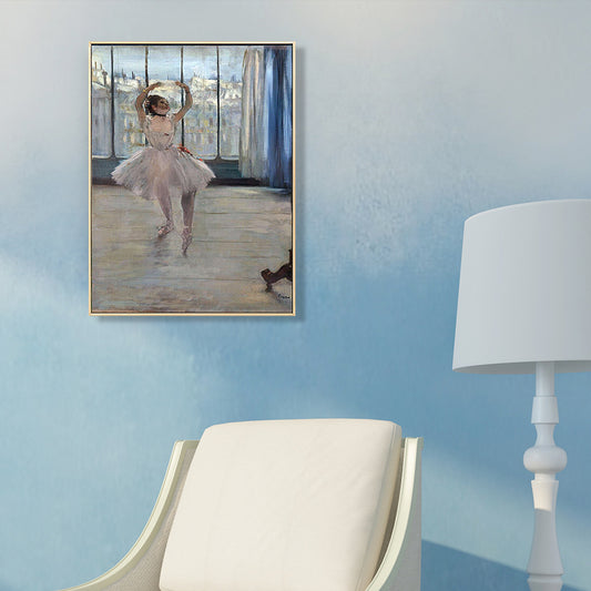 White Vintage Wall Decor Edgar Degas Ballet Painting Canvas Wall Art for Bedroom Clearhalo 'Arts' 'Canvas Art' 1690420
