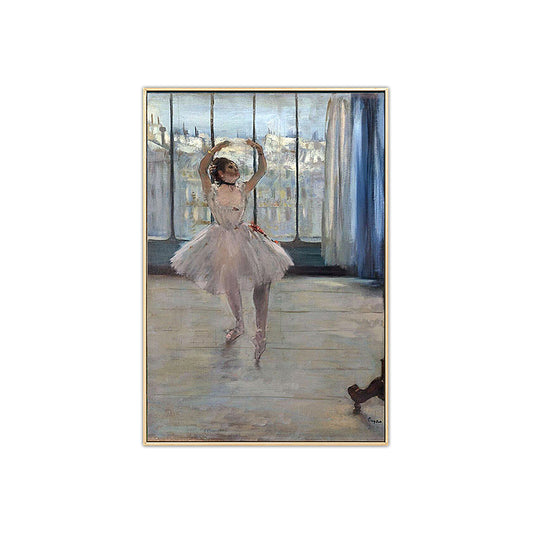 White Vintage Wall Decor Edgar Degas Ballet Painting Canvas Wall Art for Bedroom Clearhalo 'Arts' 'Canvas Art' 1690421