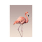 Flamingo Wall Decor in Pink Canvas Wall Art for Sitting Room, Textured Surface Clearhalo 'Art Gallery' 'Canvas Art' 'Contemporary Art Gallery' 'Modern' Arts' 1690510