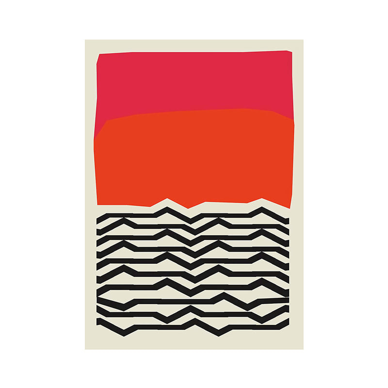 Scandinavian Geometric Canvas Light Color Wall Art Decor for Parlor, Multiple Size Options Clearhalo 'Arts' 'Canvas Art' 1690545