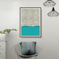 Scandinavian Geometric Canvas Light Color Wall Art Decor for Parlor, Multiple Size Options Blue Clearhalo 'Arts' 'Canvas Art' 1690546