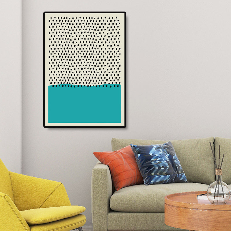 Scandinavian Geometric Canvas Light Color Wall Art Decor for Parlor, Multiple Size Options Clearhalo 'Arts' 'Canvas Art' 1690547