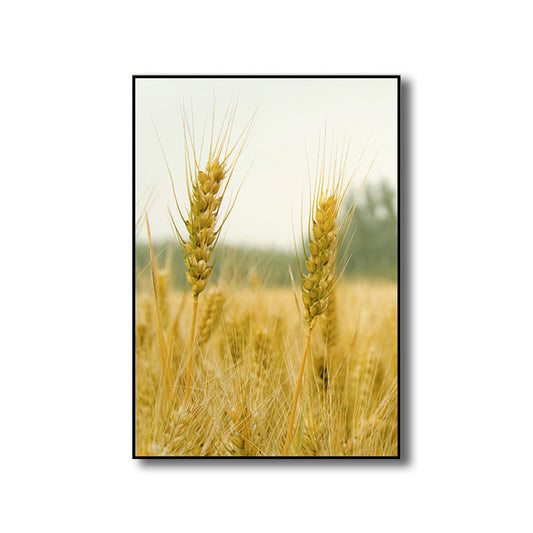 Decorative Wheat Field Art Print Modernist Canvas Wall Decor in Light Color for Parlor Clearhalo 'Art Gallery' 'Canvas Art' 'Contemporary Art Gallery' 'Modern' Arts' 1690588