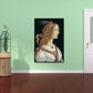 Vintage Style Teenagers Painting Europe Maiden Image in Light Color Wall Art Decor Clearhalo 'Arts' 'Canvas Art' 1690649