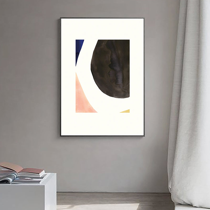 Irregular Abstract Pattern Wall Decor for Bedroom in Pastel Color, Multiple Sizes Clearhalo 'Arts' 'Canvas Art' 1690664