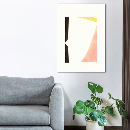 Irregular Abstract Pattern Wall Decor for Bedroom in Pastel Color, Multiple Sizes