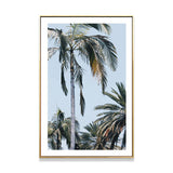 Green Coastal Canvas Wall Art Relaxing Palm Tree Paintings for Parlor, Multiple Sizes Clearhalo 'Art Gallery' 'Canvas Art' 'Coastal Art Gallery' 'Nautical' Arts' 1690697
