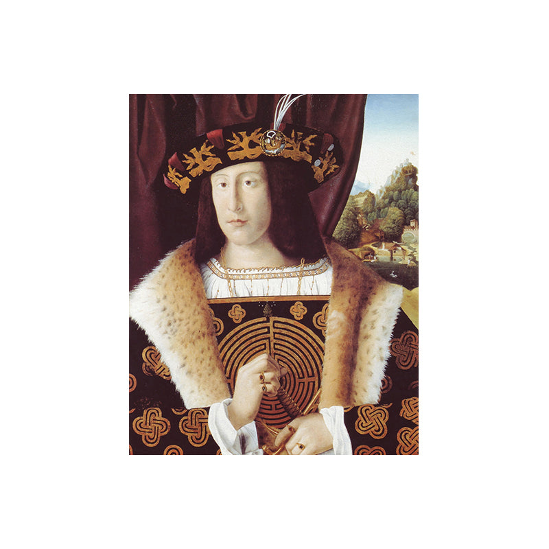 Vintage Figure Painting Wall Art Pastel Color Textured Canvas Print for House Interior Clearhalo 'Arts' 'Canvas Art' 1690812