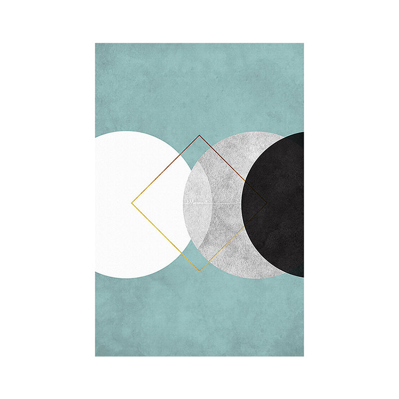 Modernist Geometric Canvas Prints Multicolored Home Wall Art Decor for Sitting Room Clearhalo 'Arts' 'Canvas Art' 1690925