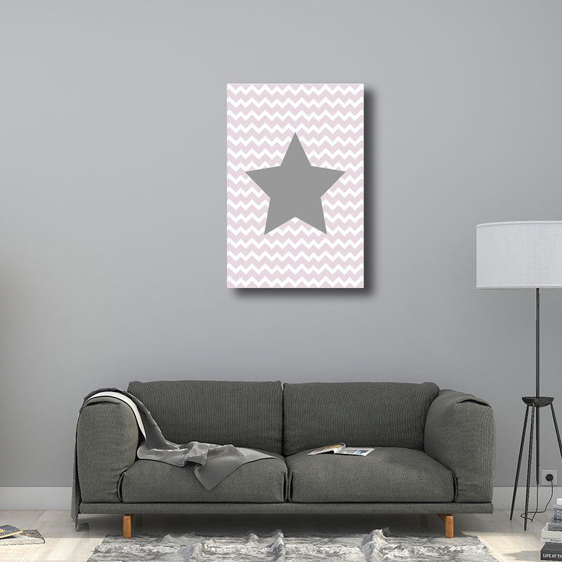 Contemporary Sky Element Wrapped Canvas Soft Color Home Wall Art Decor for Living Room Clearhalo 'Art Gallery' 'Canvas Art' 'Contemporary Art Gallery' 'Modern' Arts' 1690956