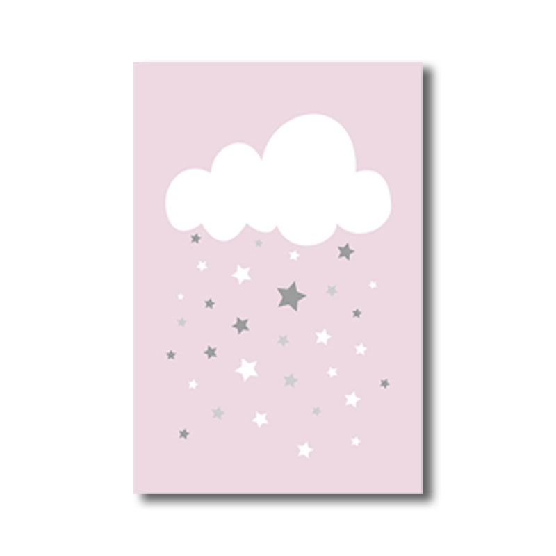 Contemporary Sky Element Wrapped Canvas Soft Color Home Wall Art Decor for Living Room Clearhalo 'Art Gallery' 'Canvas Art' 'Contemporary Art Gallery' 'Modern' Arts' 1690964