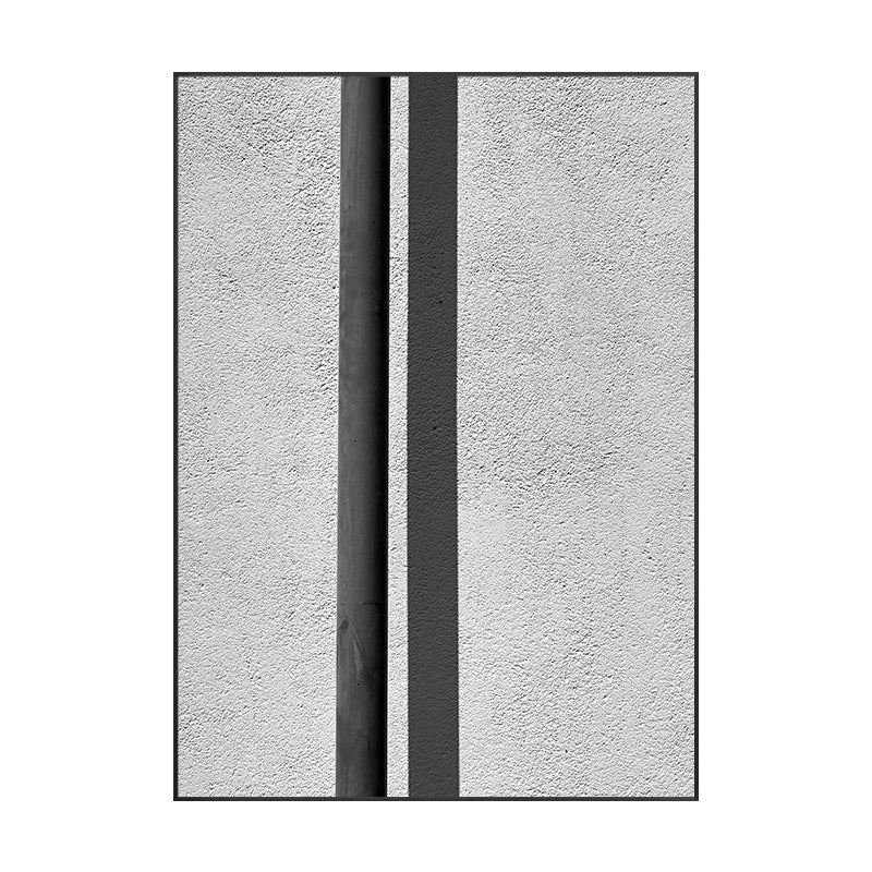 Nordic Building Window Canvas Print Soft Color Textured Wall Art for Living Room Clearhalo 'Arts' 'Canvas Art' 1691112
