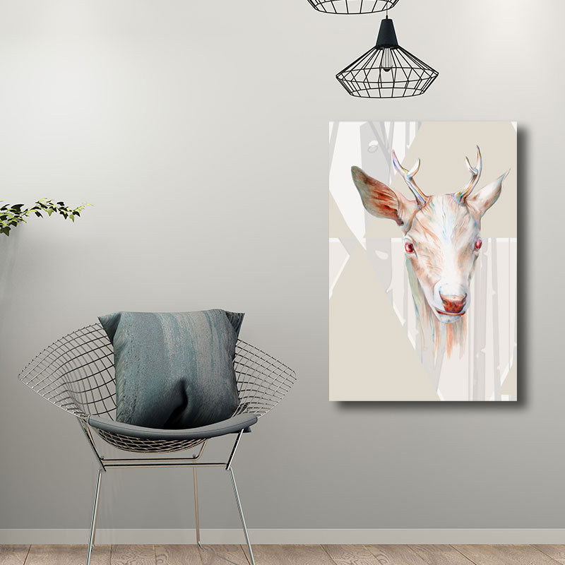 Colorful Wild Animal Wall Decor for Decoration Rustic Drawing Room Canvas Prints Clearhalo 'Art Gallery' 'Canvas Art' 'Kids' Arts' 1691175
