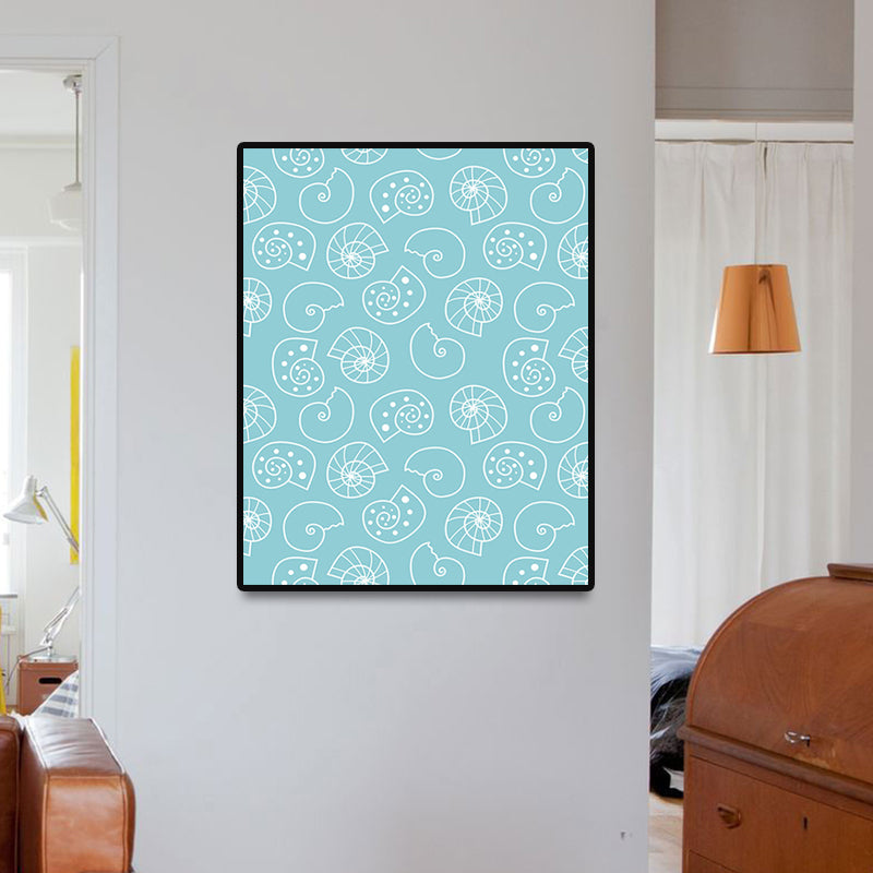 Scandinavian Nautical Element Wall Art Canvas Decorative Soft Color Painting for Guest Room Clearhalo 'Arts' 'Canvas Art' 1691282