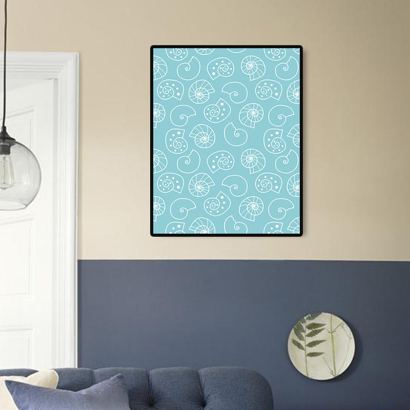 Scandinavian Nautical Element Wall Art Canvas Decorative Soft Color Painting for Guest Room Clearhalo 'Arts' 'Canvas Art' 1691283