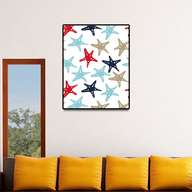 Scandinavian Nautical Element Wall Art Canvas Decorative Soft Color Painting for Guest Room Clearhalo 'Arts' 'Canvas Art' 1691286