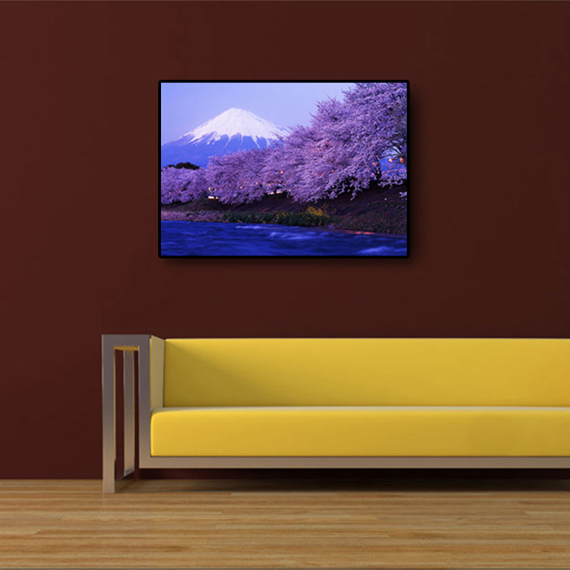 Canvas Home Decor Art Print Japanese Plant Paintings in Soft Color, Multiple Sizes Clearhalo 'Arts' 'Canvas Art' 1691647