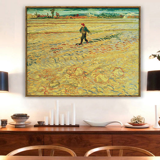 Hiking Man Canvas Textured Rustic Style for Boys Bedroom Wall Decor, Multiple Sizes Yellow Clearhalo 'Art Gallery' 'Canvas Art' 'Country Art Gallery' 'French Country' 'Rustic' Arts' 1691699