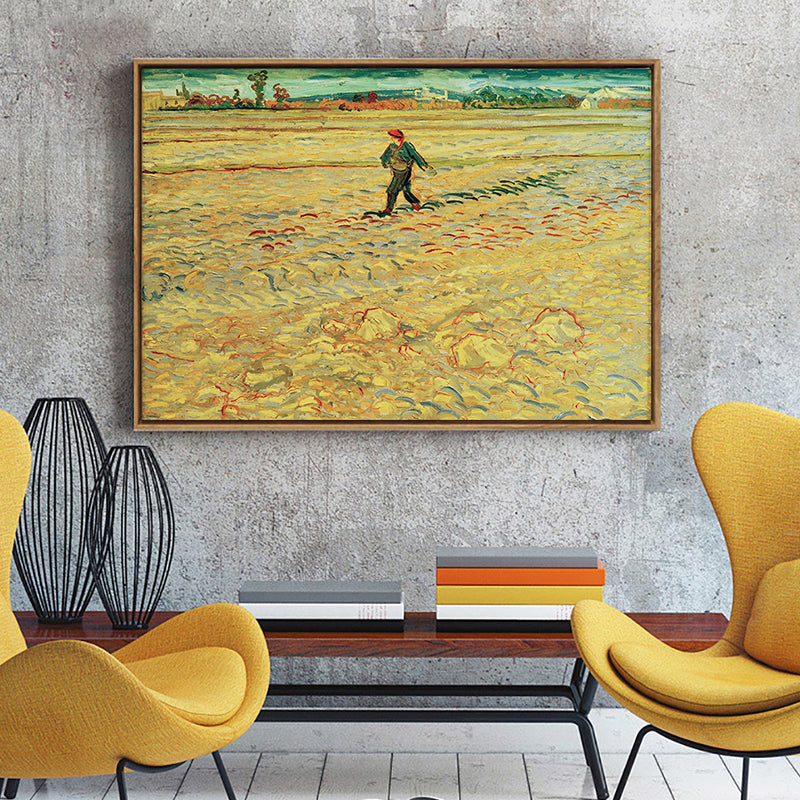 Hiking Man Canvas Textured Rustic Style for Boys Bedroom Wall Decor, Multiple Sizes Clearhalo 'Art Gallery' 'Canvas Art' 'Country Art Gallery' 'French Country' 'Rustic' Arts' 1691701