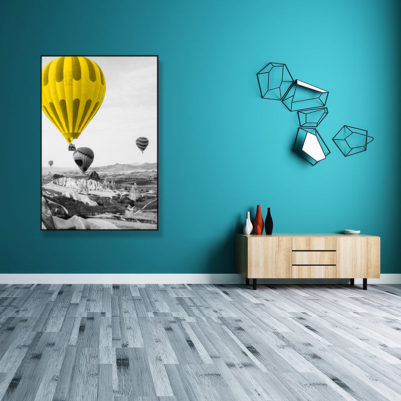 Vehicle Canvas Wall Art Simplicity Textured Painting in Yellow, Multiple Size Available Yellow Design 1 Clearhalo 'Art Gallery' 'Canvas Art' 'Contemporary Art Gallery' 'Modern' Arts' 1691849