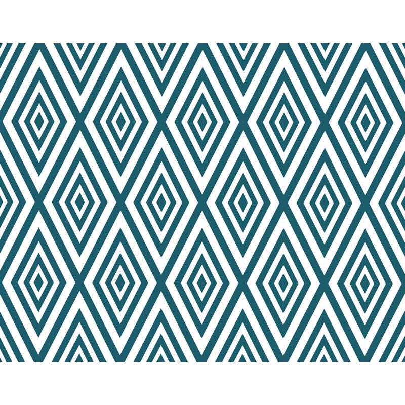 Modern Living Room Rug in Green Plaid Diamond Print Rug Polyester Anti-Slip Backing Area Rug Clearhalo 'Area Rug' 'Modern' 'Rugs' Rug' 1693083