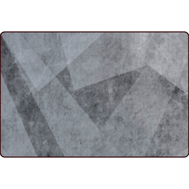 Modern Living Room Rug in Grey Abstract Irregular Shape Print Rug Polyester Stain-Resistant Area Rug Clearhalo 'Area Rug' 'Modern' 'Rugs' Rug' 1693111
